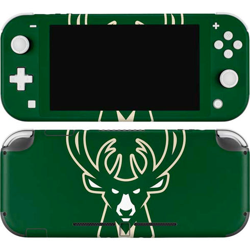 NBA Milwaukee Bucks Large Logo Nintendo Switch Lite Skin